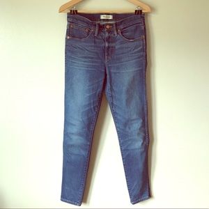 Madewell 9” Skinny High Rise Jeans